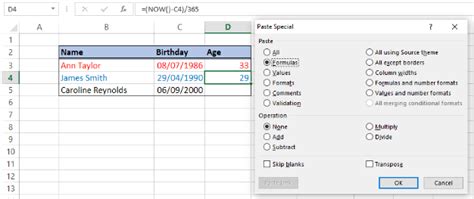 Excel Copy without Adjusting 的图像结果