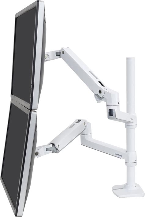 Ergotron LX Vertical Dual Monitor Arm - VESA Desk India | Ubuy