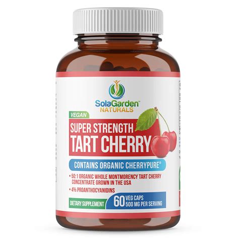 Organic Montmorency Tart Cherry Supplement | 50:1 Concentrate ...