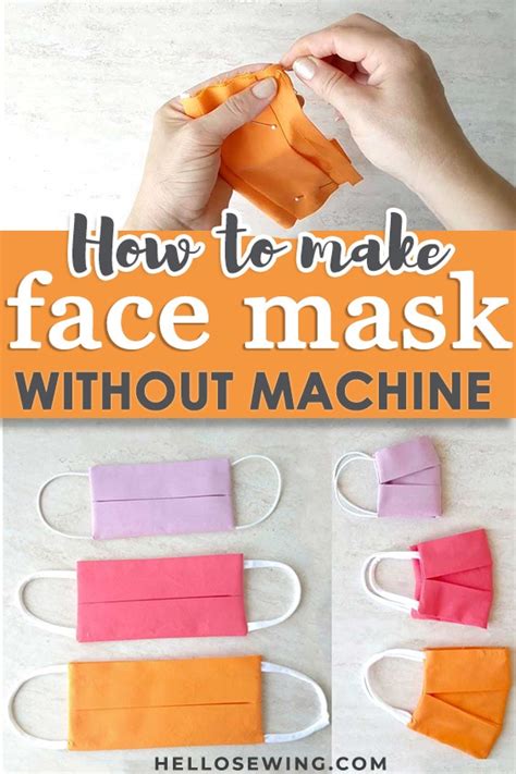 Image result for How to Make a Mask without Using Sewing Machine
