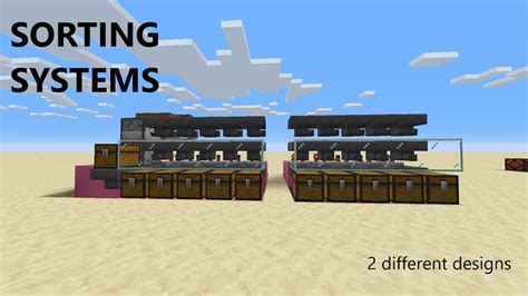 Image result for Minecraft New Sorting Systems Tutorial