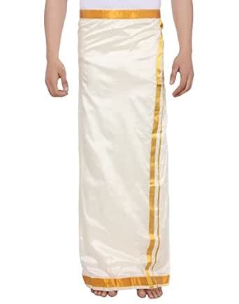 THANGAMAGAN Men's Velcro Pocket Dhoti (Size :42) : Amazon.in: Clothing ...