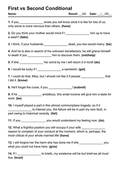 Image result for First vs Second Conditional