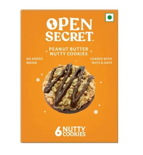 Open Secret Peanut Butter Nutty Cookies - 75GM – Fetch N Buy