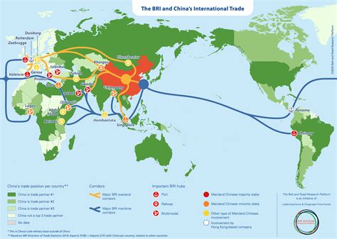 Belt and road initiative and China's international trade map : r/MapPorn