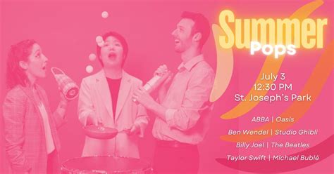 3Ds Summer Pops at St. Josephs Park, City of Rochester, NY, Penfield, 3 ...