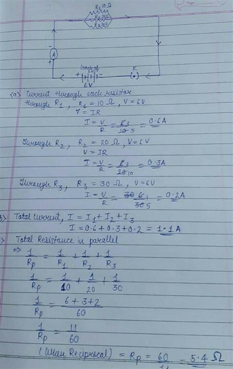 Draw a schematic diagram of a circuit consisting of a battery of 3 ...