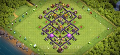 Base TH7 with Link Max Levels - Town Hall Level 7 Base Copy - (#239)