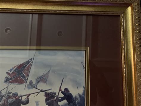 The High Tide, Kunstler Civil War Calendar Print Custom Framed 13"x16 ...