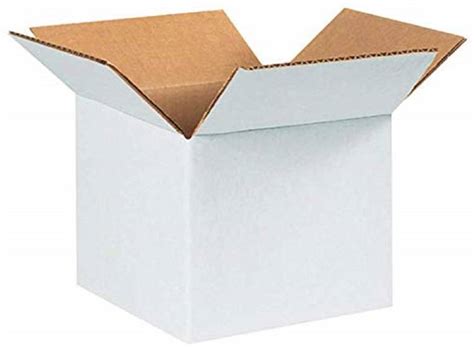 Varda Corrugated Cardboard 5PLY 8X8X5 WHITE BOXES 50 PCS, 5Ply, 50 ...