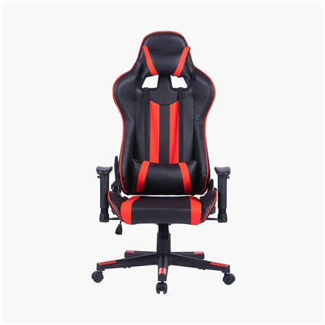 Buy Champion Buddy Faux Leather High Back Gaming Chair - Black and Red ...