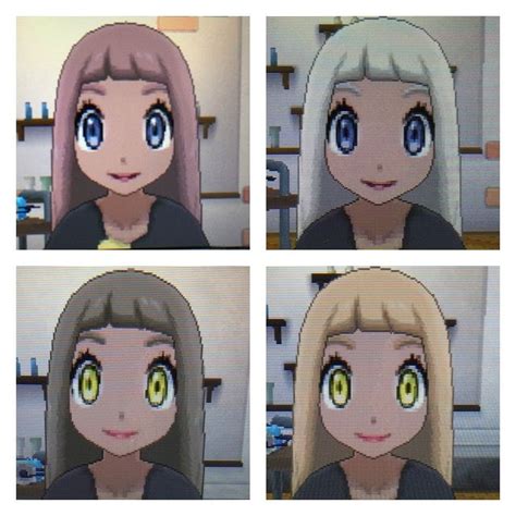 Hairstyles In Pokemon Sun
