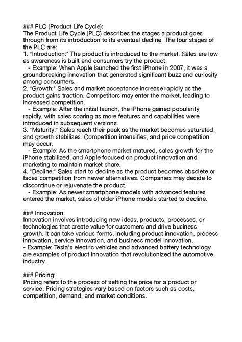 Marketing Management - PLC (Product Life Cycle): The Product Life Cycle ...