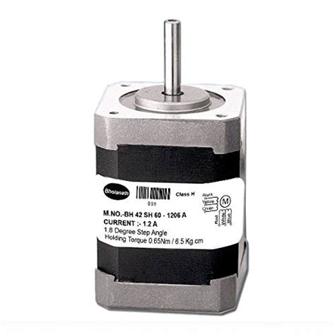 6.5 kg cm UNIPOLAR Stepper Motor (1.2 Amp Motor) : Amazon.in ...