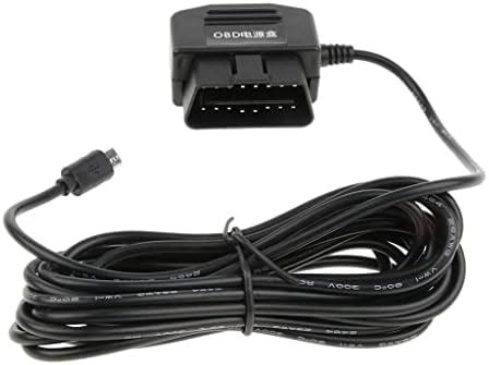 CALANDIS 12V/36V to 5V/2A Car Dash Cam Hardwire Kit Mini USB Right Head ...