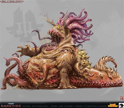 Miguel Iglesias - Warhammer 40000:Darktide- Demons- Character Concept ...