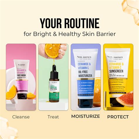 Ceramide & Vitamin C Moisturize & Protect Combo – Dr Sheth's
