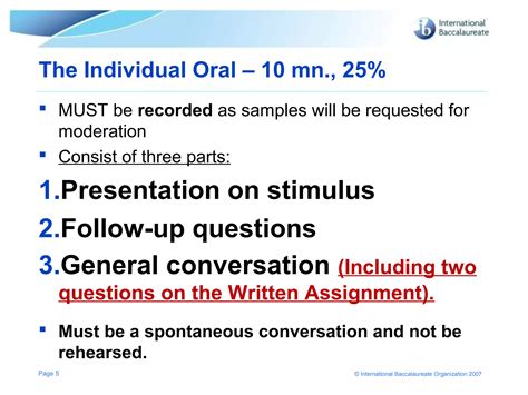 Ab initio individual oral | PPT
