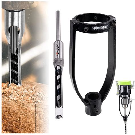 Homdum 5/8 inch Square hole drill bits wood mortising chisel with ...