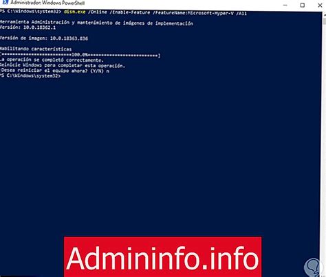 Disable Hyper-V PowerShell 的图像结果