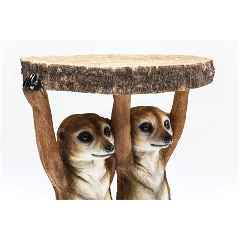 Side Table Animal Meerkat Sisters Ø33cm - KARE Turkey