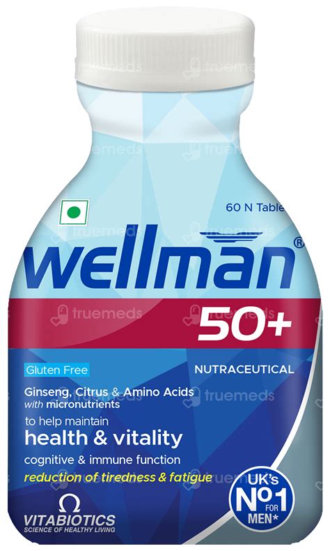 Wellman 50 Tablet 60 - Uses, Side Effects, Dosage, Price | Truemeds