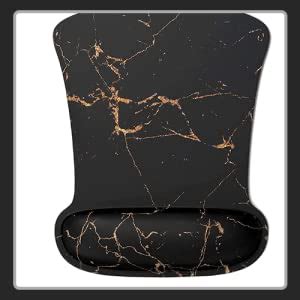 RiaTech 2in1 Mouse Pad with Wrist Support and Keyboard Wrist Rest ...