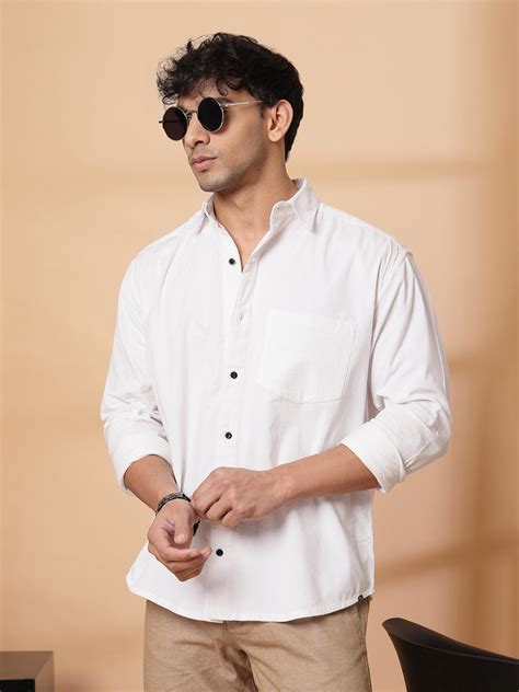Men’s Relaxed Fit Corduroy Shirt – rigoindia