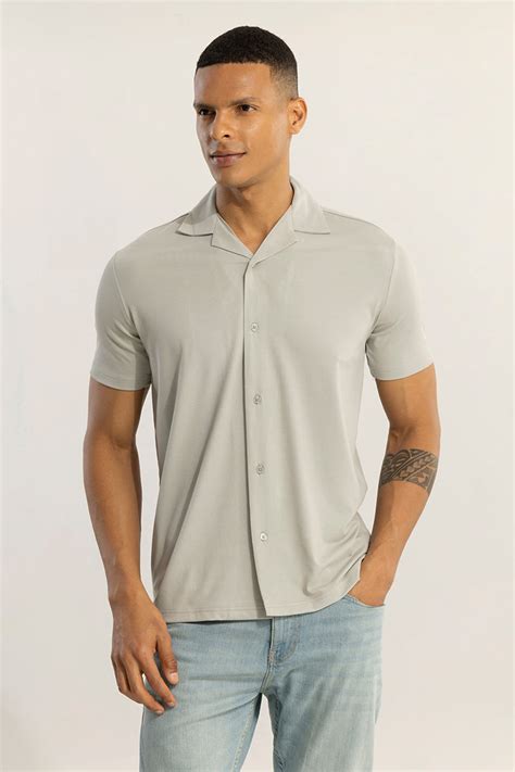 Buy Men's Dashy Grey Shirt Online | SNITCH