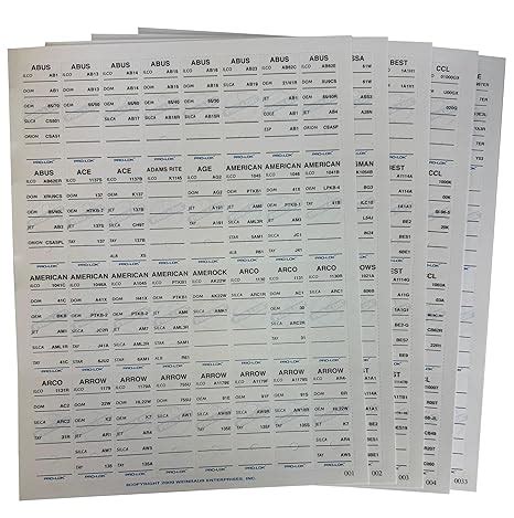 Pro-Lok - LT420 Key Tag System - Domestic : Amazon.in: Industrial ...