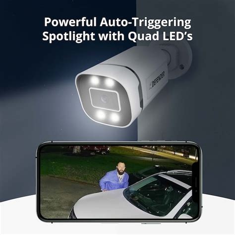 Defender Vision AI Indoor/Outdoor 8-Channel 8-Camera 4K Hardwired ...