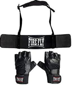 Firefly Tricep Biceps Arm Blaster with Weight Lifting Gloves with Wrist ...
