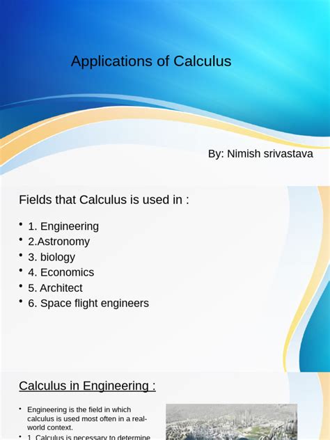 Image result for Calculus Applications
