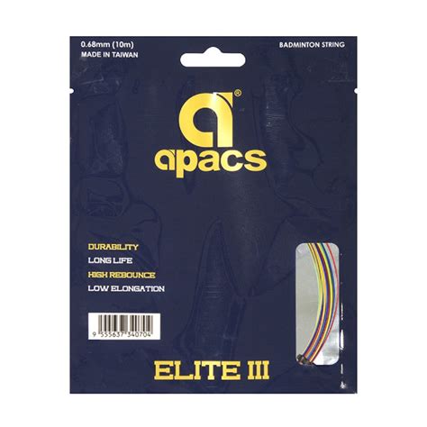 Apacs Elite Rainbow Badminton String – Sportswing.in