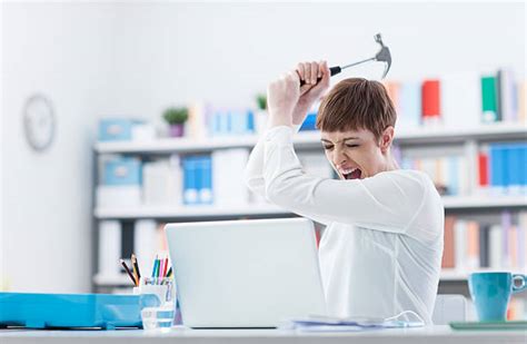 Image result for Woman Smacking at a Computer Screen