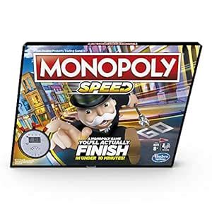 Buy Hasbro Monopoly Speed - Fast playing Monopoly Board Game, Play time ...