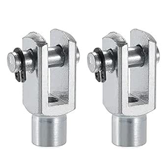 uxcell Air Cylinder Rod Clevis End 33mm Length M6x1 Female Thread Y ...