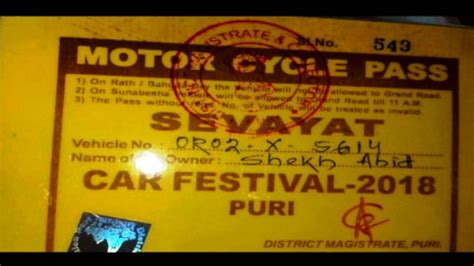 Vehicle parking pass meant for servitors ‘misused’ during Puri Rath Yatra?