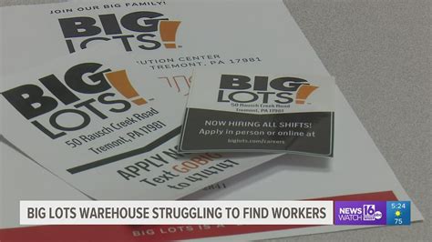 Big Lots warehouse in need of workers | wnep.com