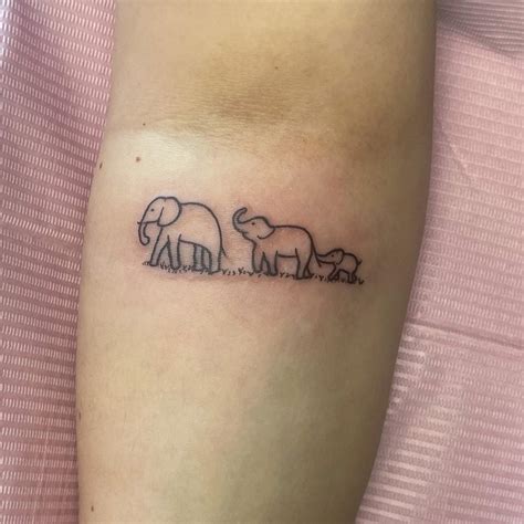 50+ Heartwarming Elephant Family Tattoo Ideas for a Meaningful Bond