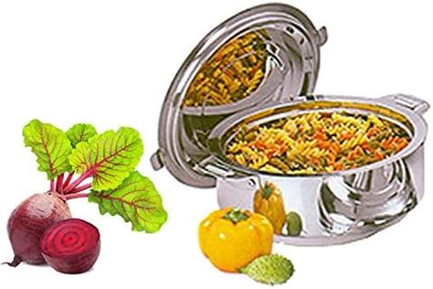 Buy Cello Maxima Stainless Steel Double Walled Casserole, Insulated ...