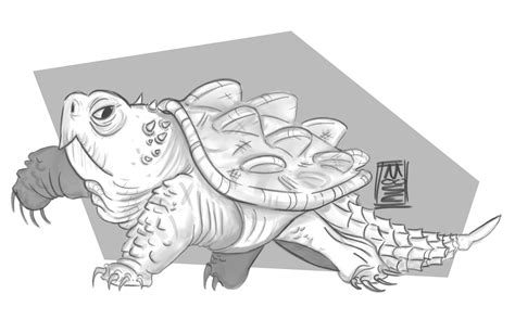 Image result for Snapping Turtle Drawing Easy