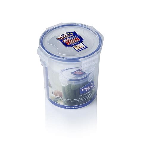 Kotak segar Lock and Lock, 700 ml, bulat 101 x 118 mm, 1 buah, Longgar ...