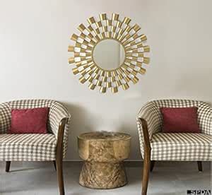 Buy CORSICA DESIGNS Decorative 3D Round Large Wall & Table Mirror In ...