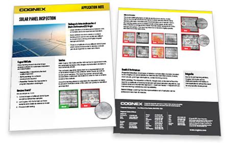Solar Panel Inspection Application Note | Cognex