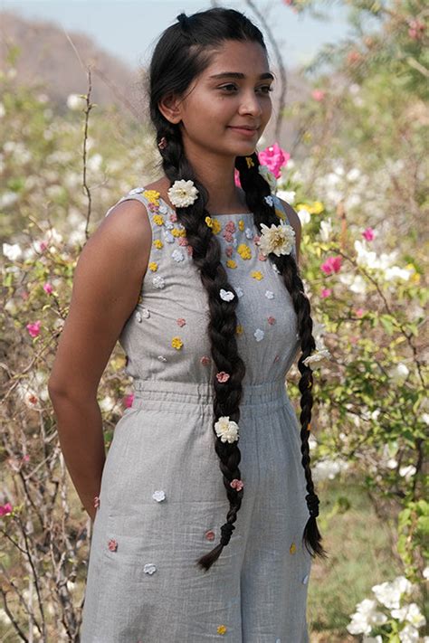 Buy Okhai Holiday Pure Cotton Hand Embroidered Summer Jump Suit For ...
