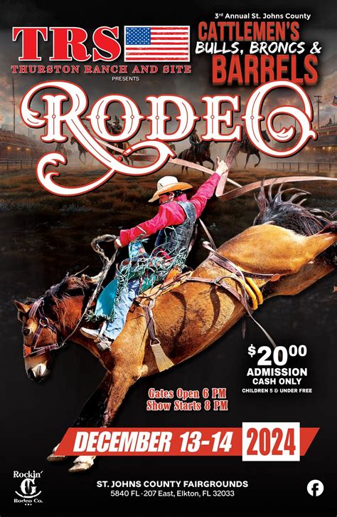 TRS Presents the 3rd Annual St. Johns County Cattlemens Bulls, Broncs ...