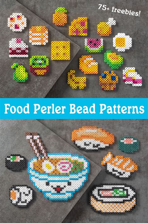 Perler Bead Food Designs 的图像结果