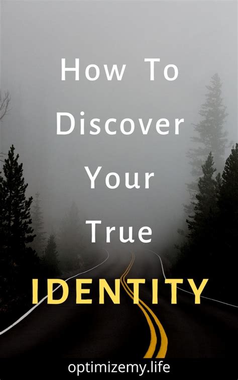 How To Discover Your True Identity | Optimize My Life