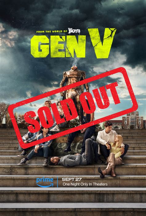 Free Gen V Screenings for Prime Members - September 27